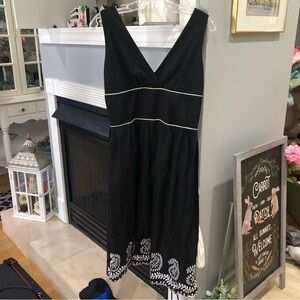 Mint Green Embroidered Sleeveless Sun Dress